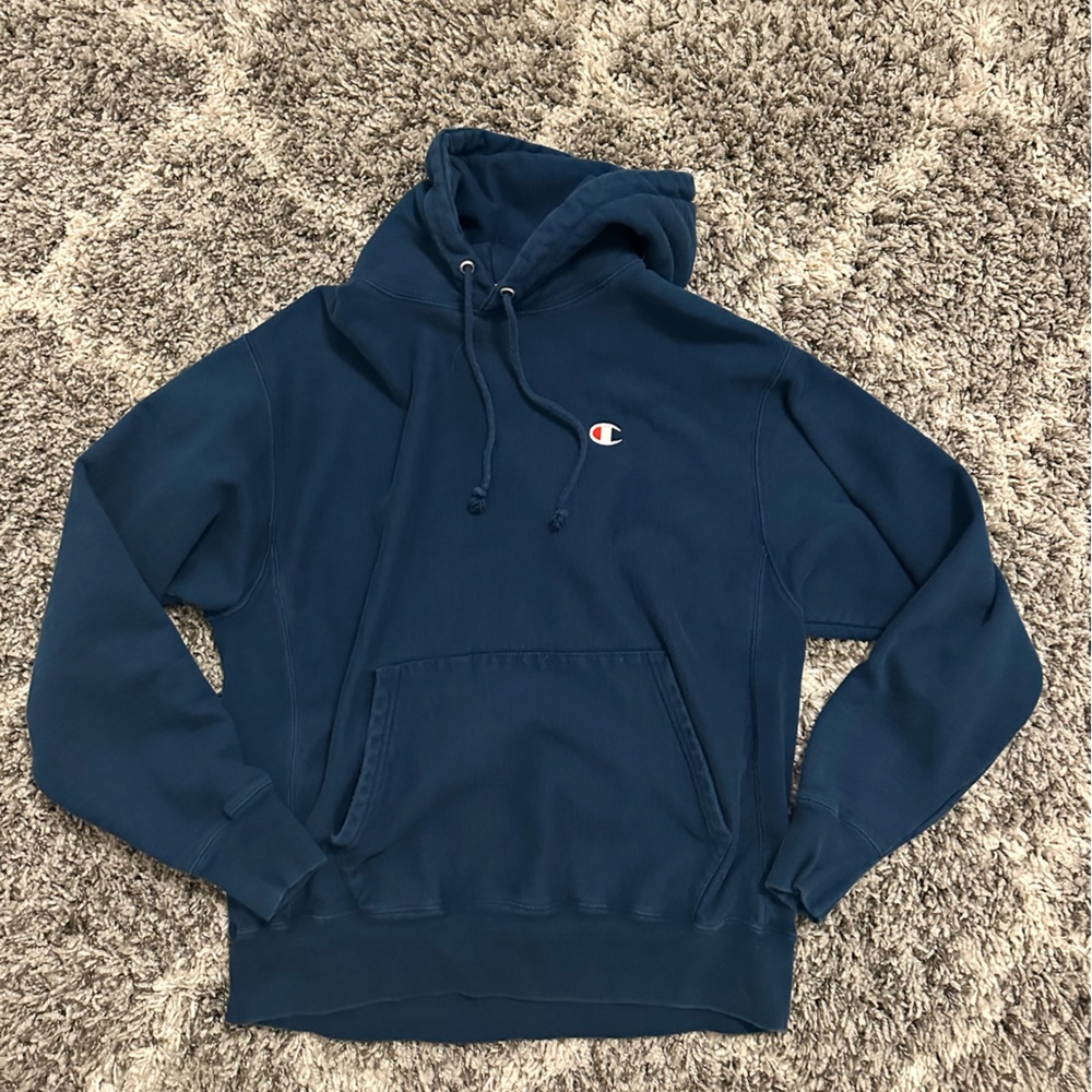Navy Blue Champion Hoodie